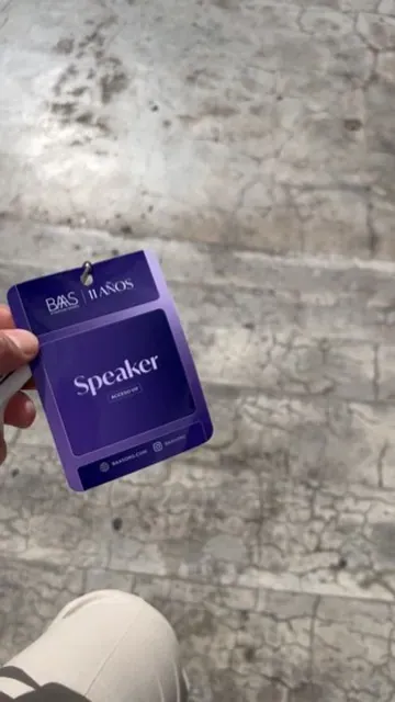 Credencial de speaker, BAAS 2025